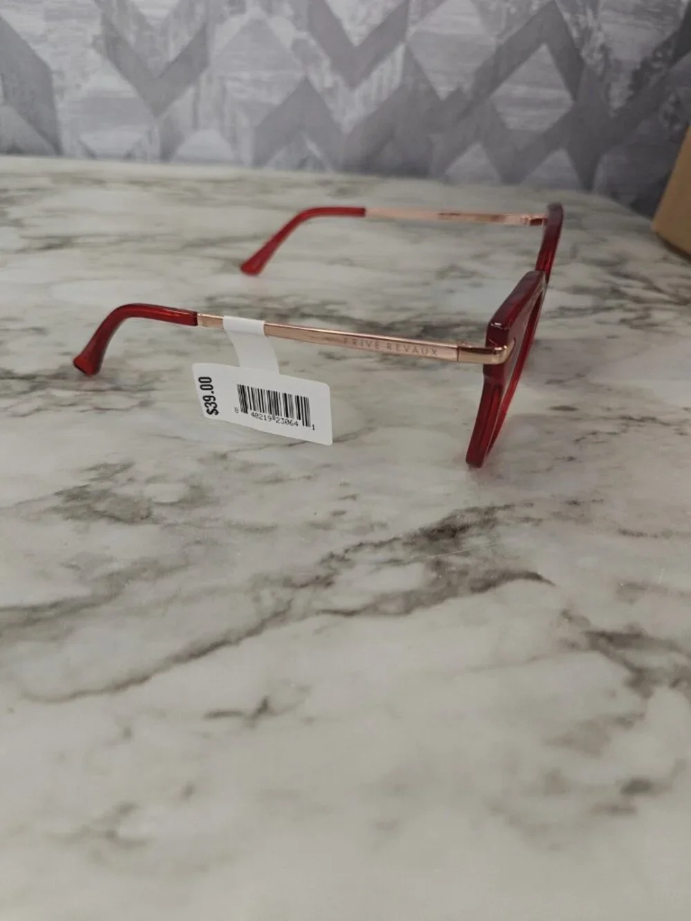 PRIVÉ REVAUX Rx’able Polarized Sunglasses, To Collins, Red, Cat Eye, 52-20-142